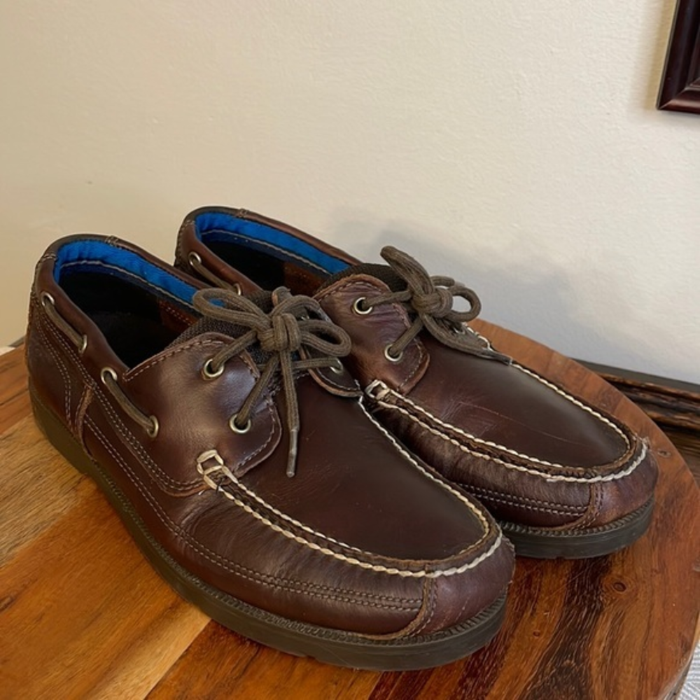 Timberland Men’s Piper Cove Boat Leather Slip On Moc‎ sz 9.5